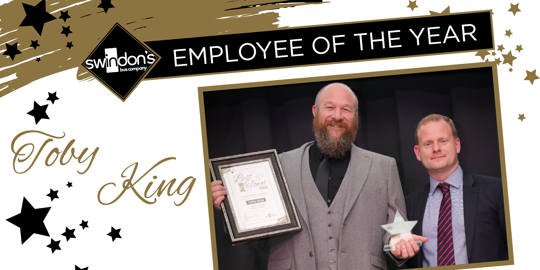 Outstanding performance as Toby King scoops our top award