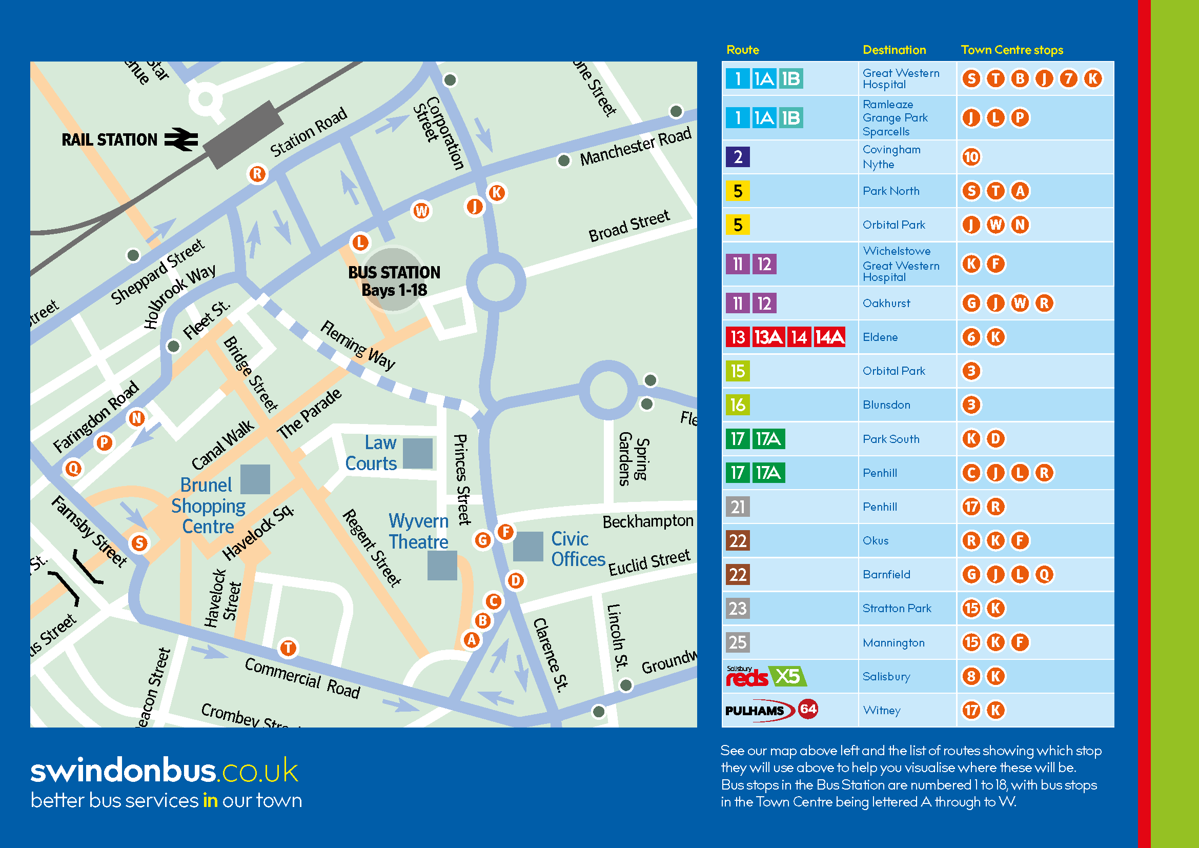 Swindon evening service changes - 28th July