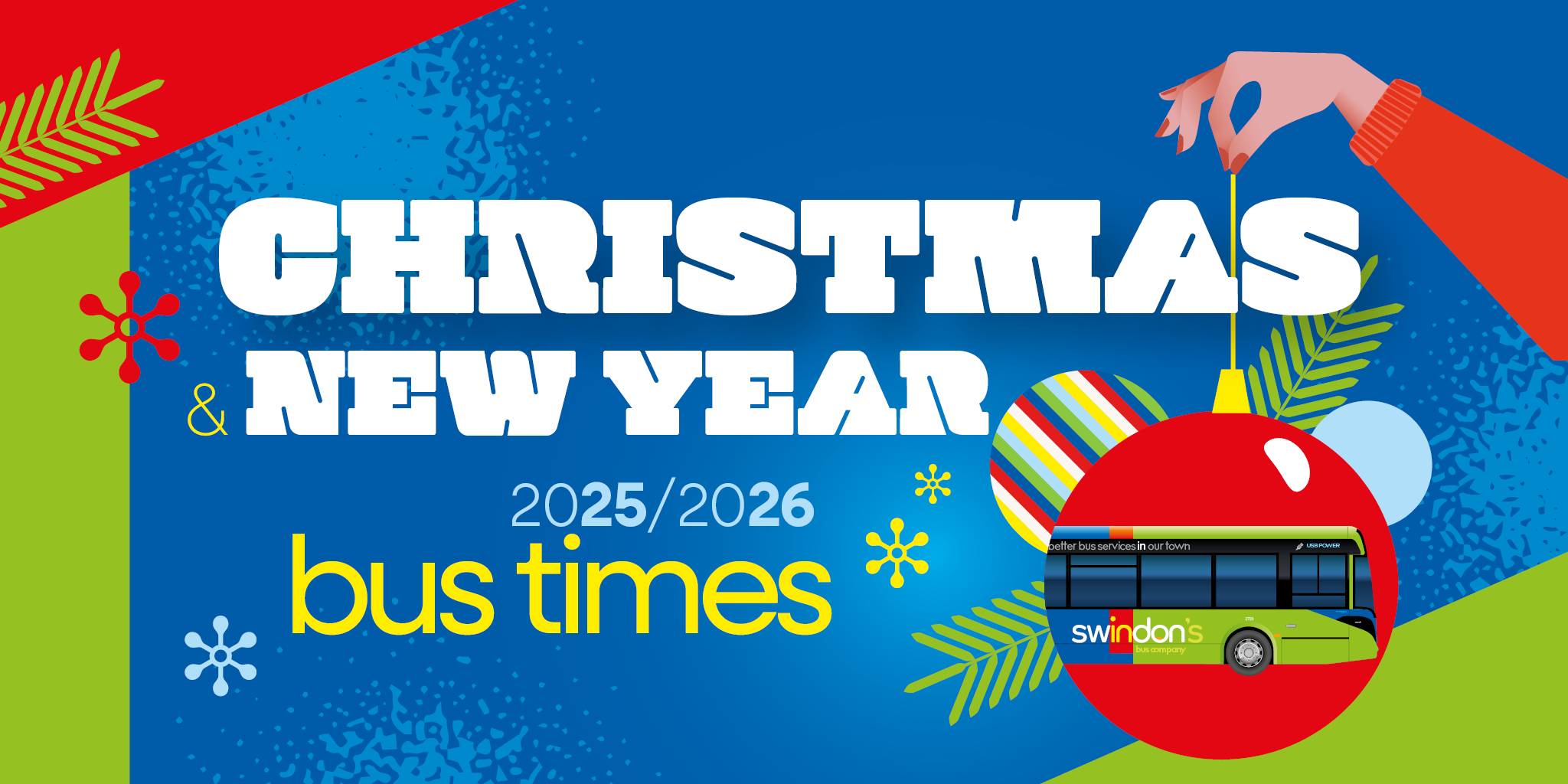 Christmas & New Year bus times 2025/26