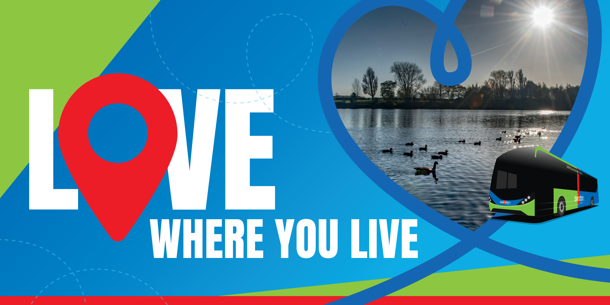 Love Where You Live… and get there by bus!