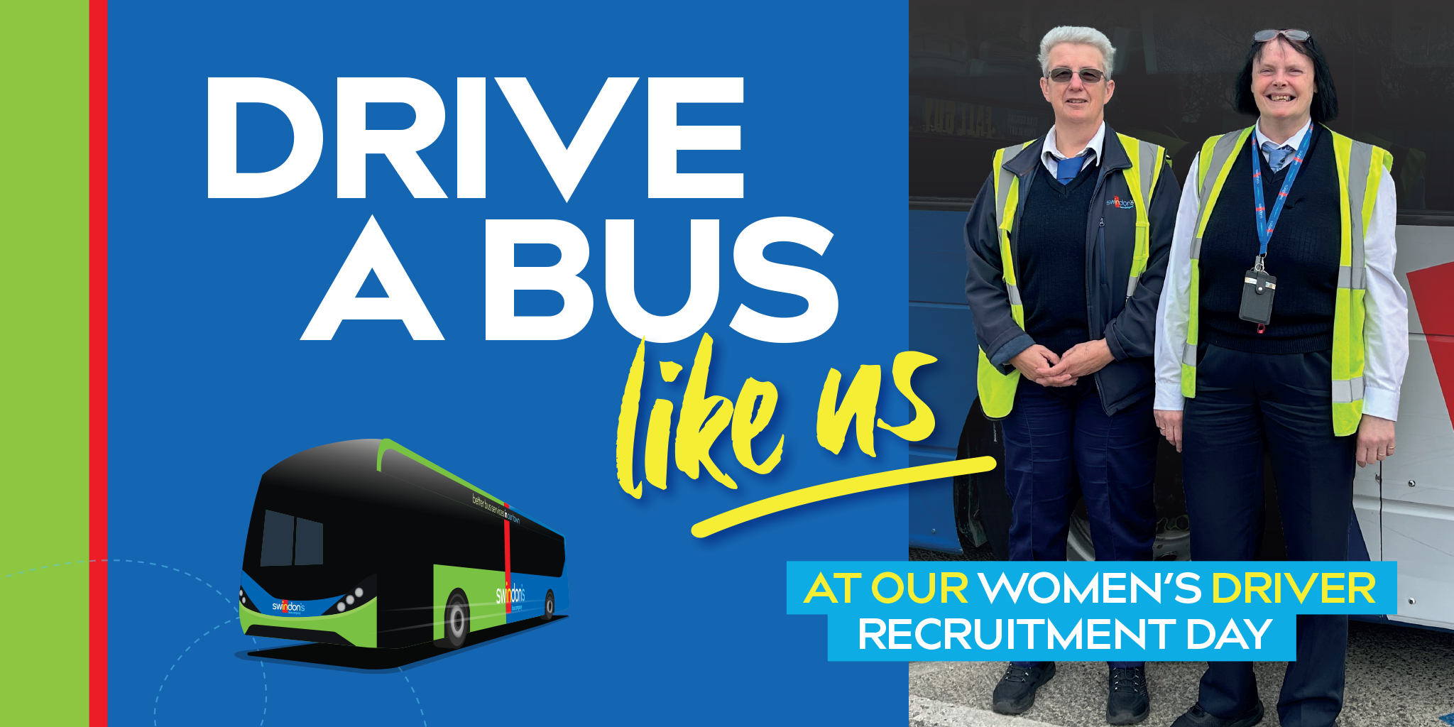 Women behind the wheel! Join us for our female recruitment day on Saturday 30 May