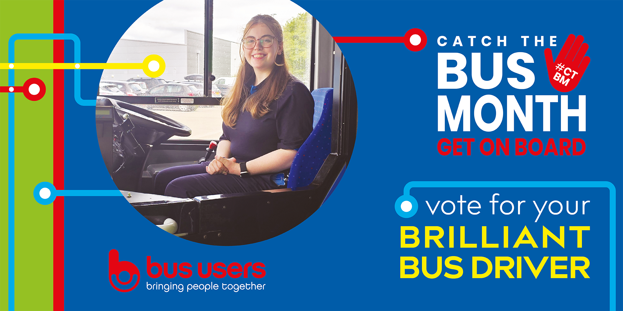 Catch the Bus Month - nominate your swindon bus brilliant bus driver with photo of female bus driver