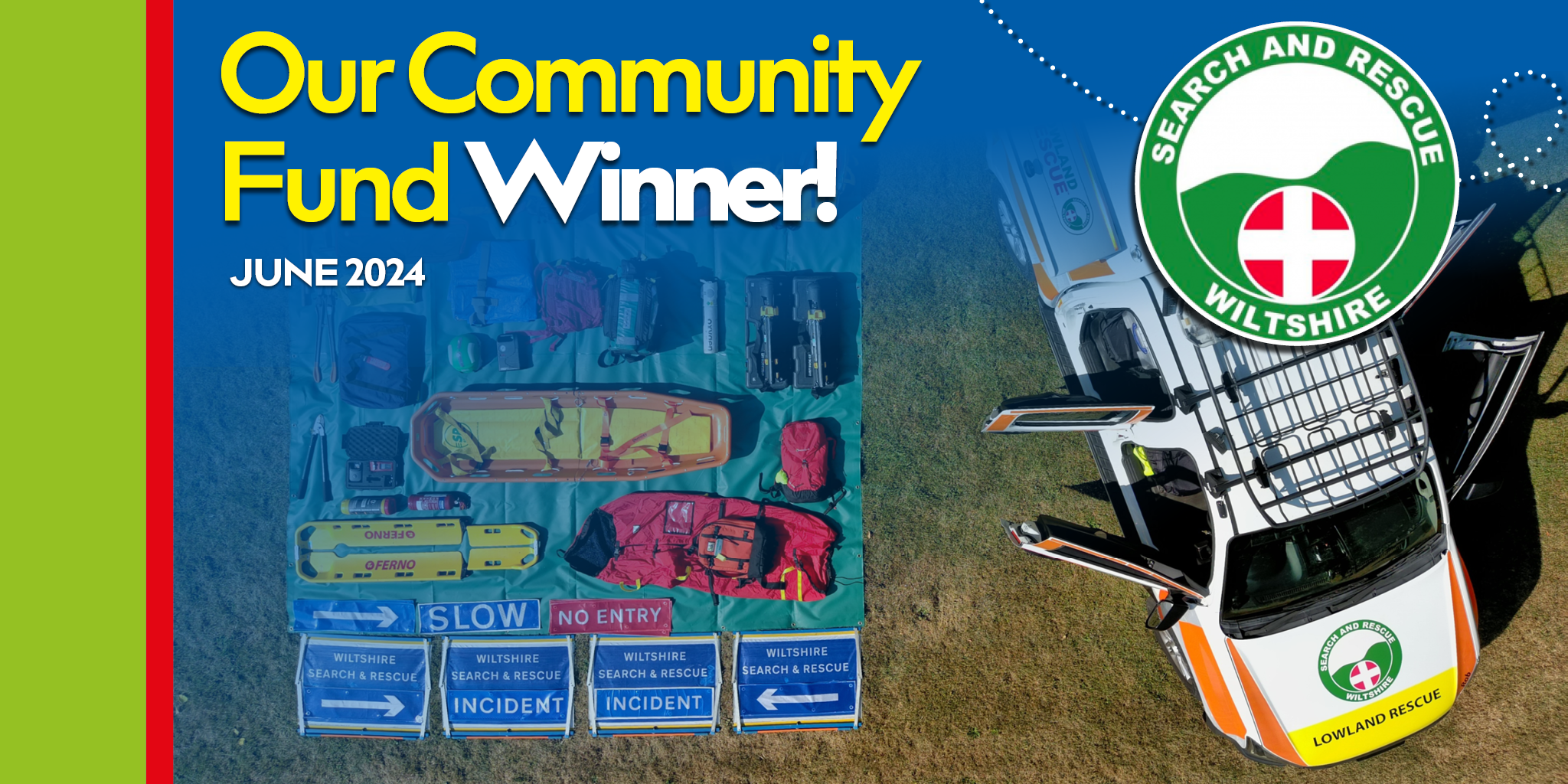 Well done to our latest Community Fund winners - Wiltshire Search & Rescue