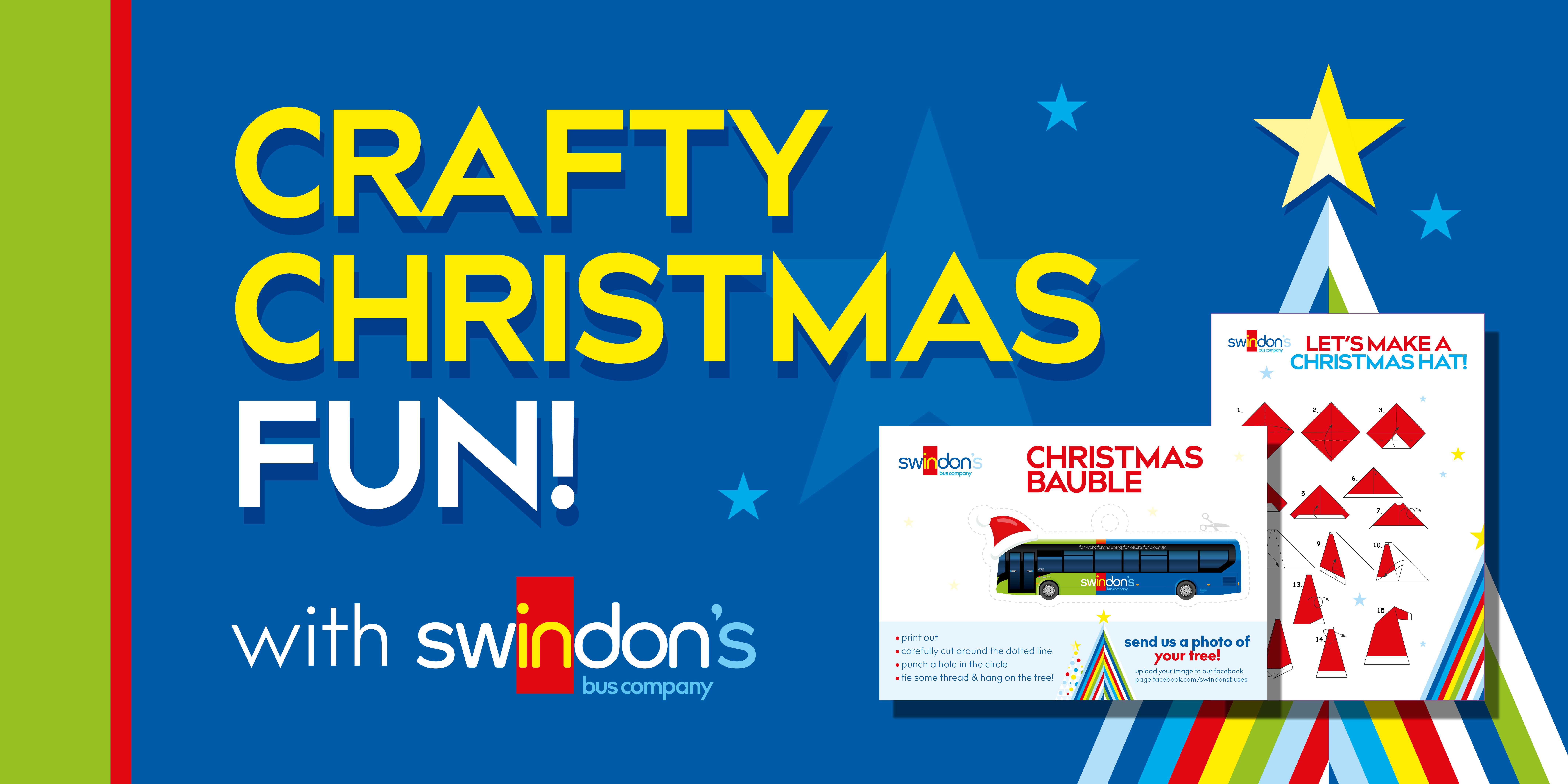Swindon Bus crafty Christmas fun