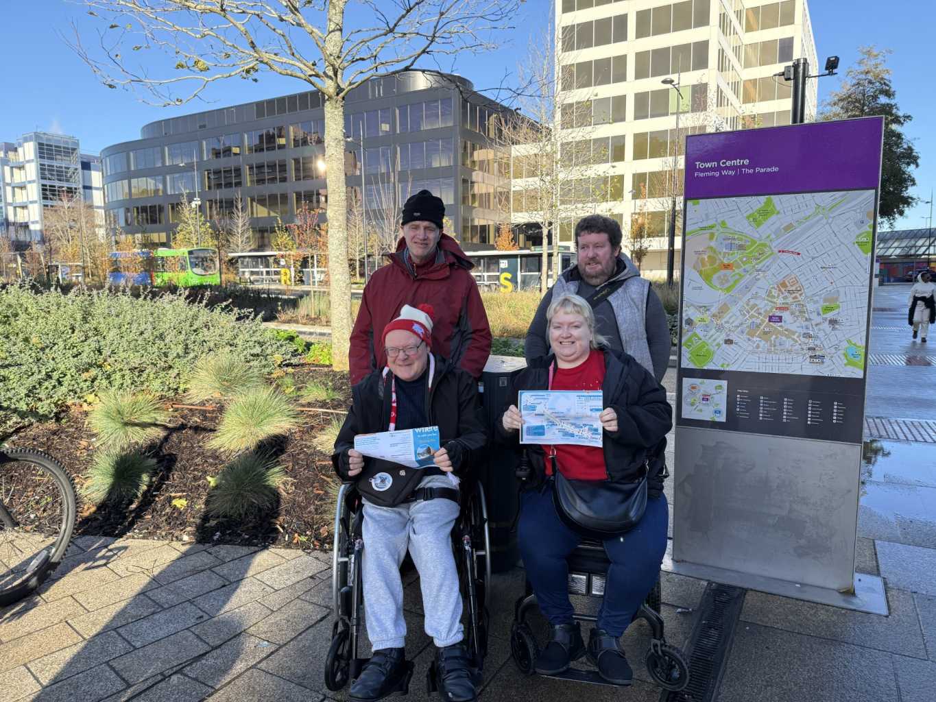 Fleming Way hub  more accessible for people with learning disabilities
